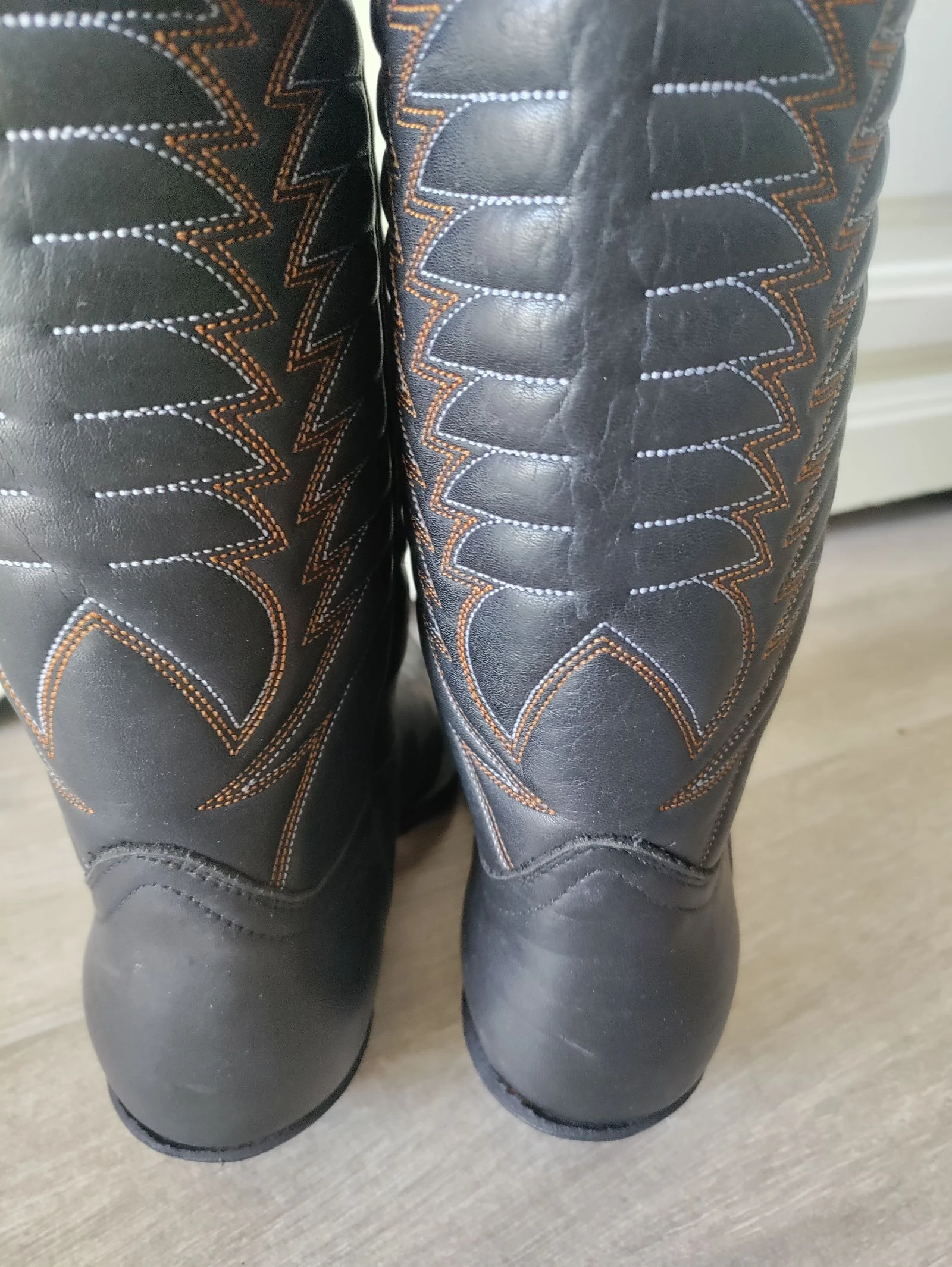 Mosquito Boots cowboy negras piel – Eu 36 – Nuevas sin estrenar – photo 9
